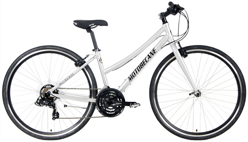 Save Up to 60% Off New Aluminum, Full Shimano Drivetrain Hybrid Bikes 2025 Motobecane Cafe Latte in Mens and Ladies