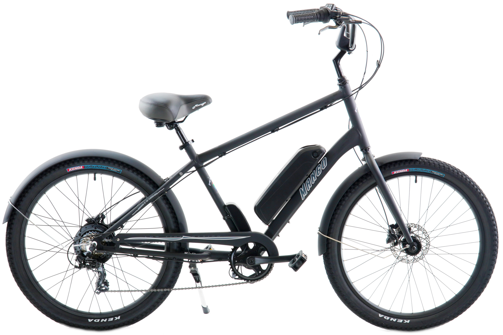 Black Disc Brake eBikes Mango SuperBird LTD Electric Bikes