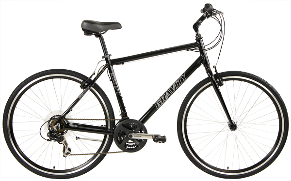 Blue Flatbar Comfort HybridGravity Swift 21 Mountain Bike