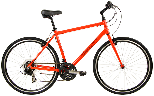 Black Flatbar Comfort HybridGravity Swift 21 Mountain Bike