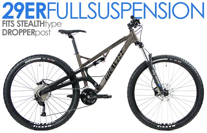 MatteBlack Gravity FSX Boost TRAIL Mountain Bike
