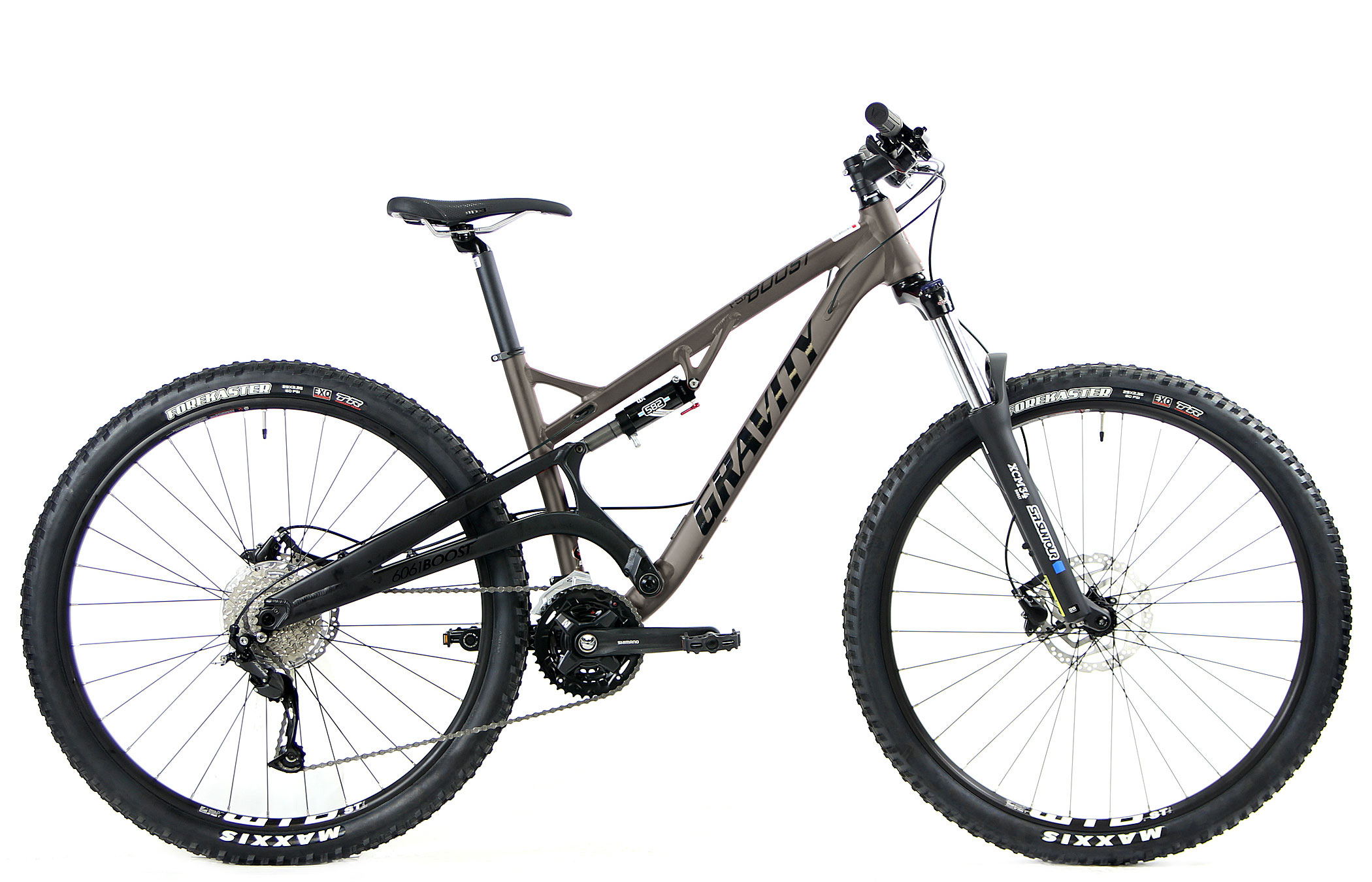 Black 29ER Gravity FSX Boost TRAIL Mountain Bike