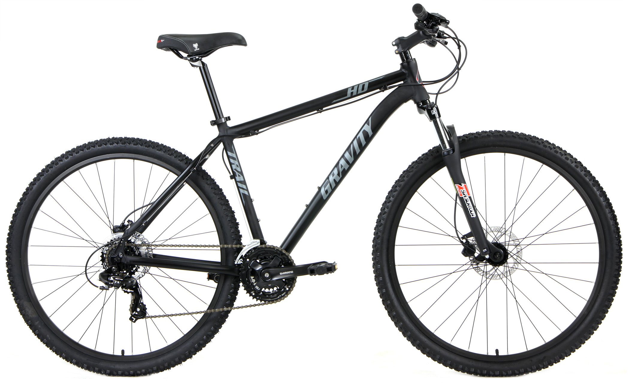 Black 275 Gravity HD29 Trail Mountain Bike