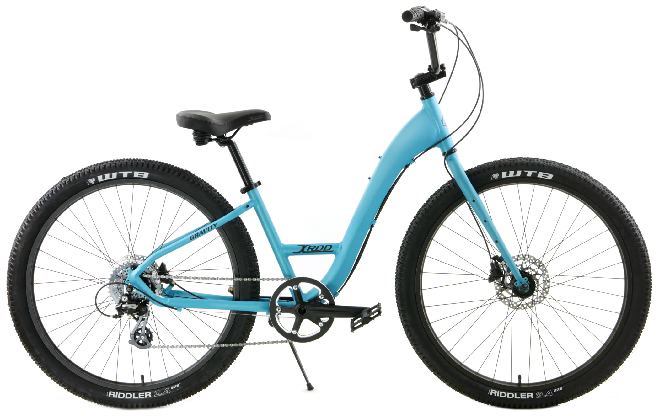 Blue Super Gravel Gravity X-Rod 8 Comfort Super Hybrid Bikes
