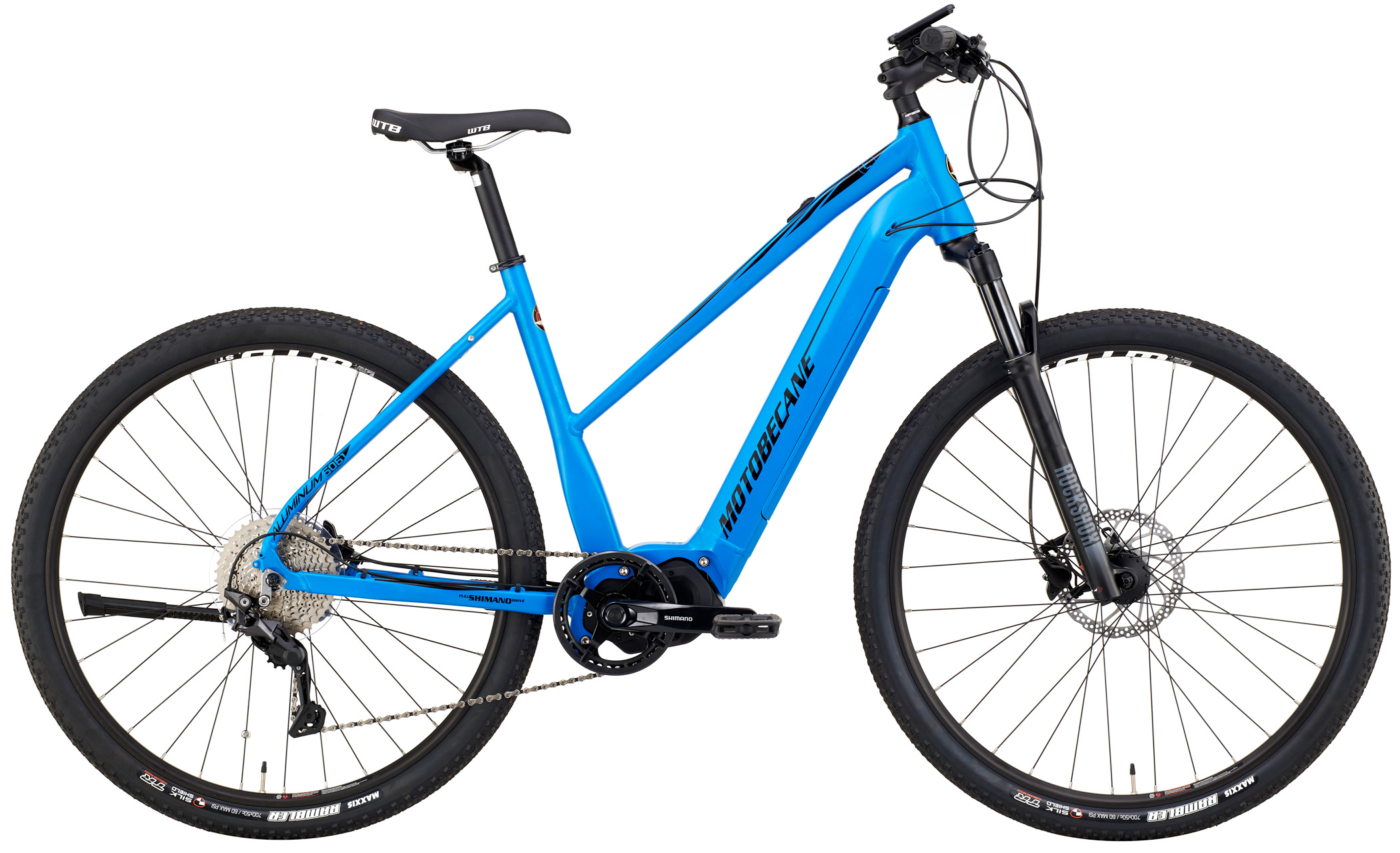Black FlatBar Gravel Motobecane Elite eAdventure TEAM Electric Bikes