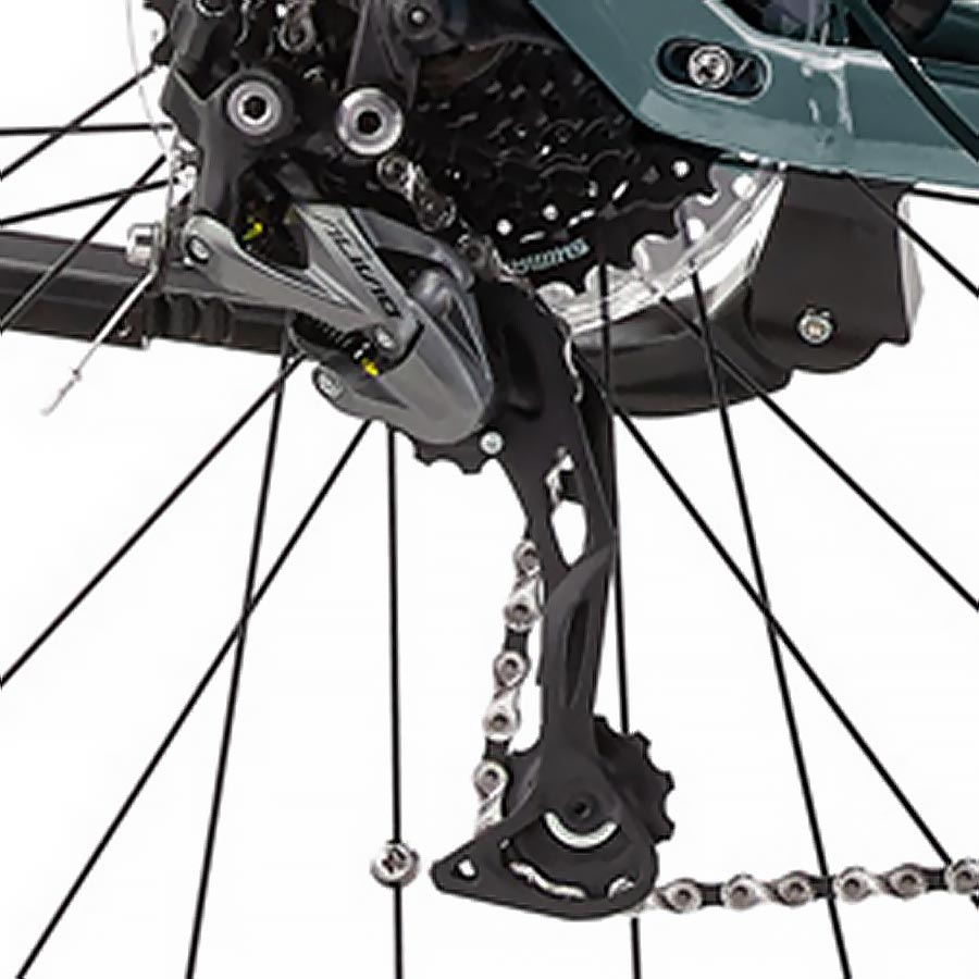 Full Shimano 1x9 drivetrain Motobecane Elite eUrban eBike