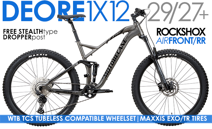 Motobecane Full Susp. 5.5"Travel HAL Boost COMP EAGLE 1X12Spd 29er or 27+