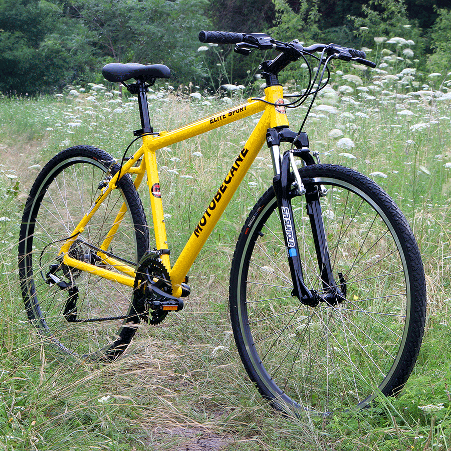 Blue FlatBar Gravel Motobecane Elite Sport Mountain Bike