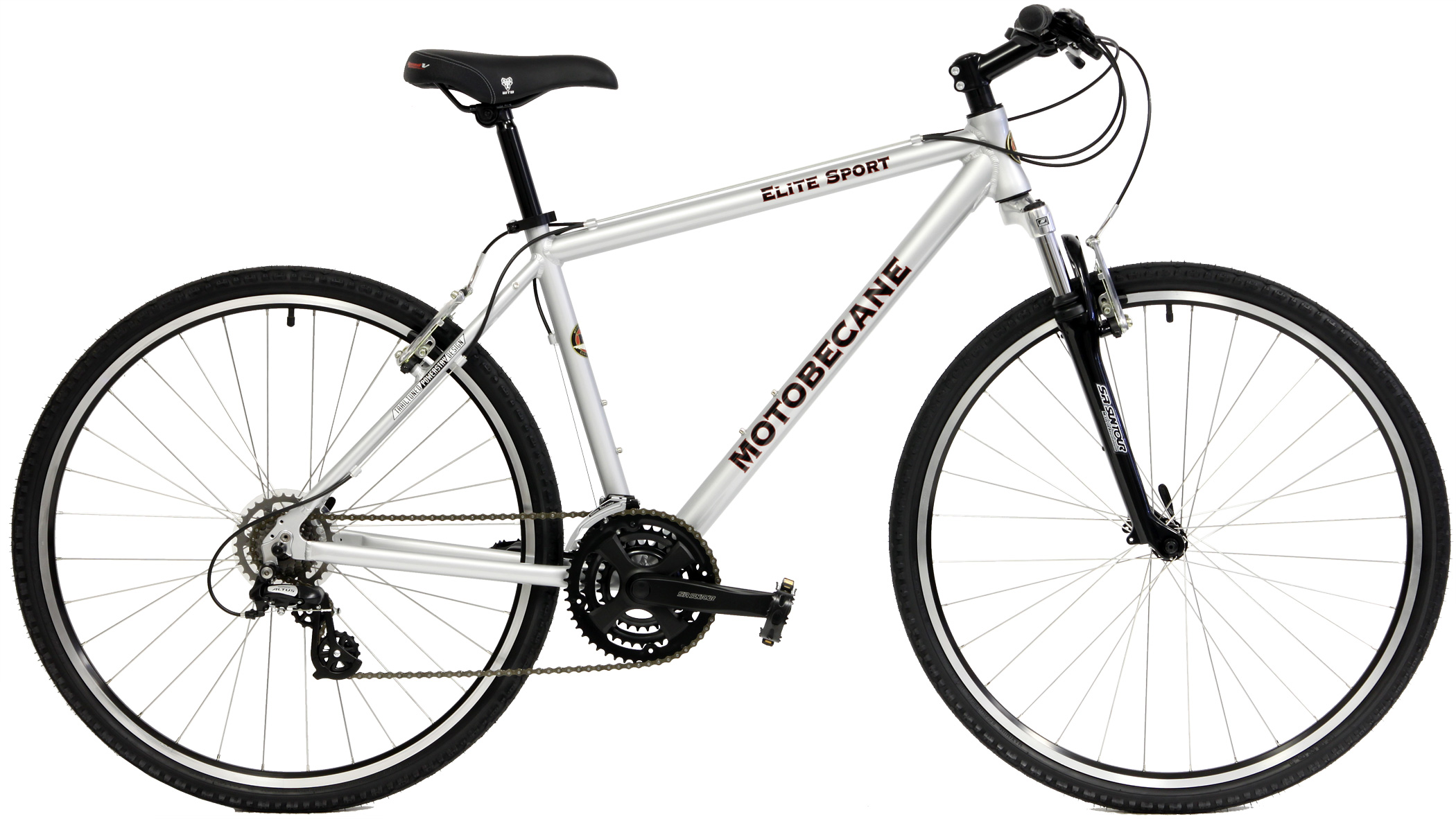 Silver Motobecane Elite Sport Mountain Bike