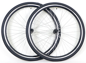 CafeLatte Hybrid 700c Axle/Spacing: QR FR100mm, QR RR135mm RearHub: FreeHub 7/8spd Rim/Spoke: ALU RimBrake/CPSteel
