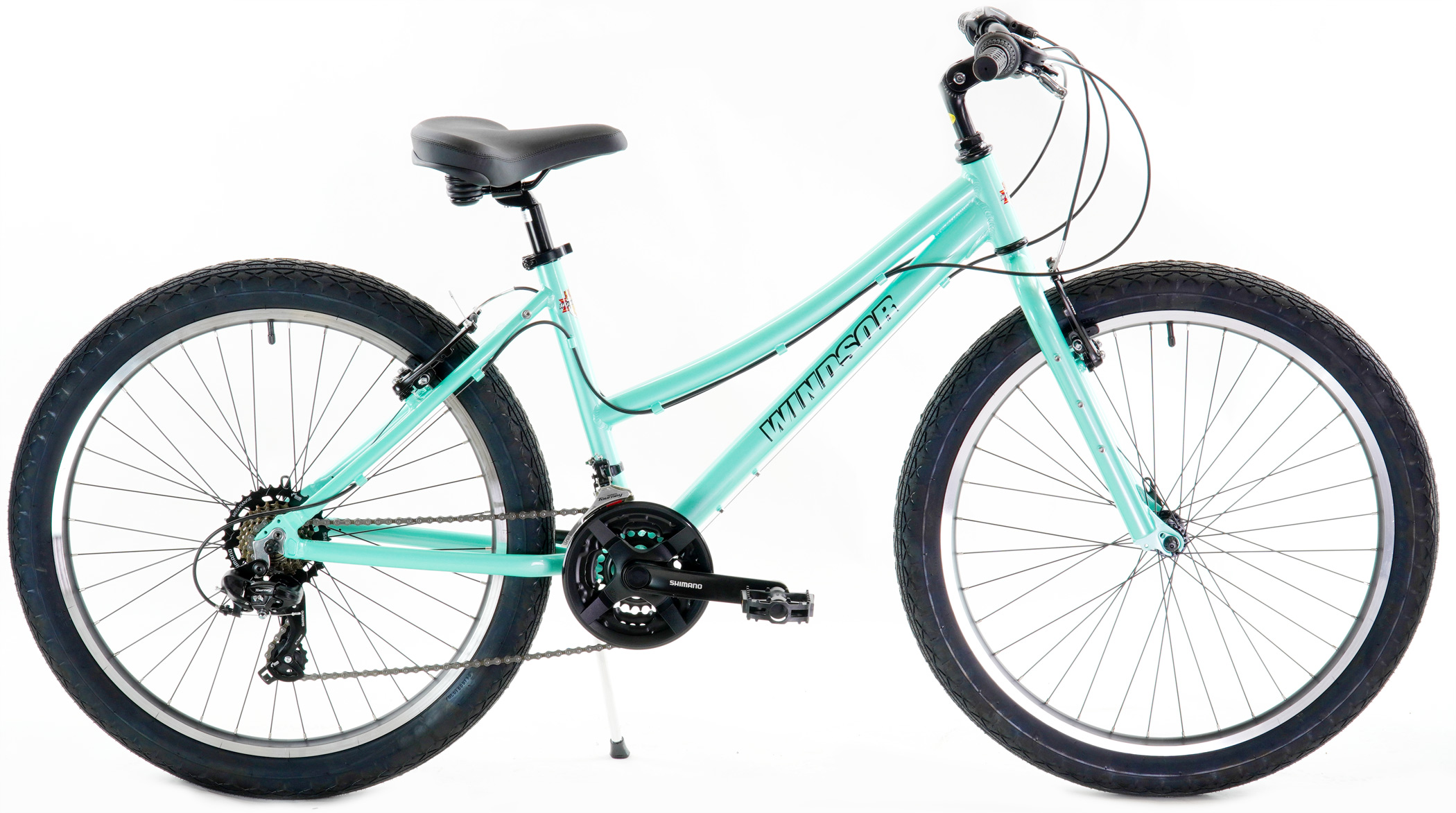 Blue Mens and Ladies Windsor Dover 1.0 Comfort Hybrid Bike