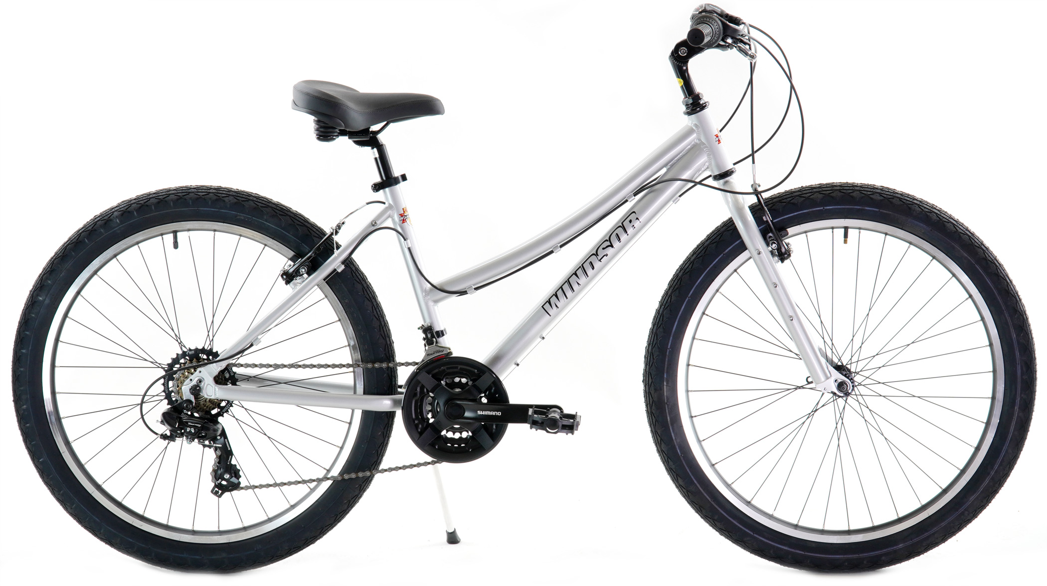 Blue Mens and Ladies Windsor Dover 1.0 Comfort Hybrid Bike