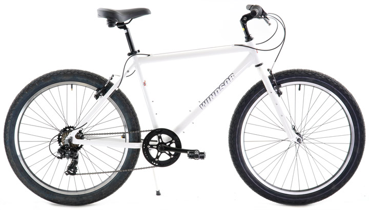  Mens Aluminum   Windsor Dover X7 Comfort Hybrid Bike