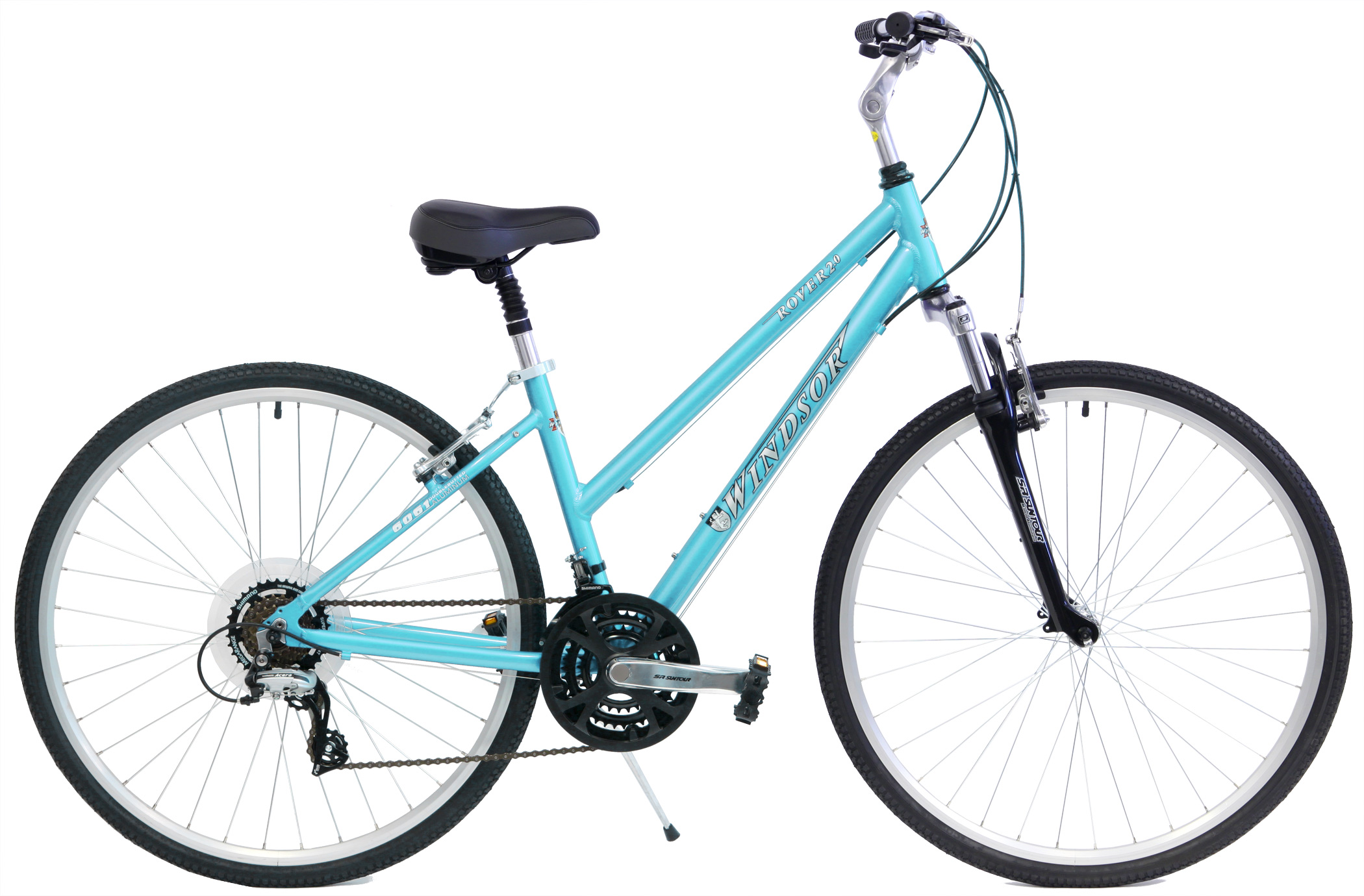 Blue Mens and Ladies Windsor Rover 2.0 Comfort Hybrid Bike
